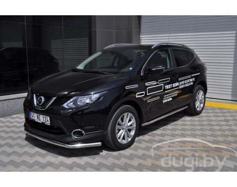 Передняя одинарная труба для Qashqai.